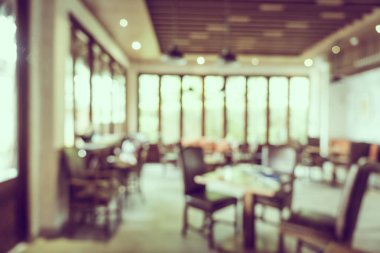 Soyut bulanıklık ve bulanık kahve dükkanı Cafe ve restoran interi