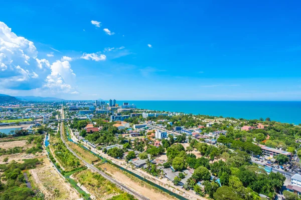 Beautiful outdoor landscape and cityscape of hua hin — Stock Photo, Image