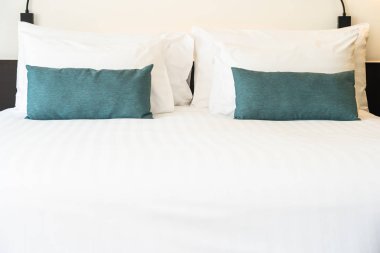 Güzel lüks ve konforlu yatak odası iç dekorasyon zekâ