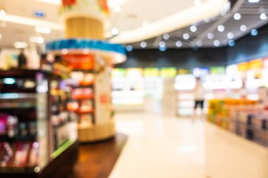 Soyut bulanıklık ve ufuk alışveriş ve perakende iç