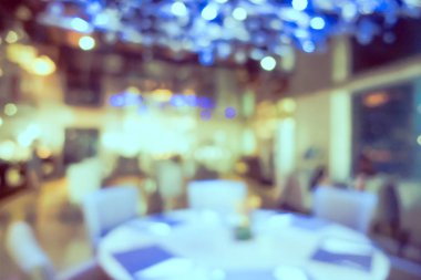 Soyut bulanıklık ve bulanık kahve dükkanı Cafe ve restoran interi