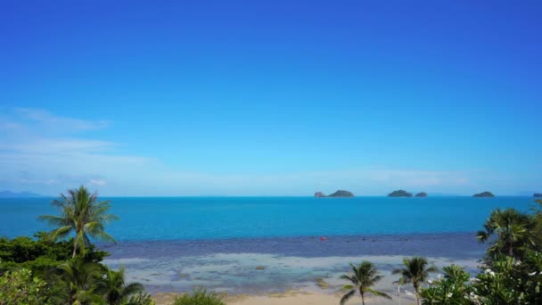 Imágenes Tranquilas Hermoso Mar Ondulado — Vídeos de Stock