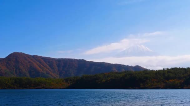 Imágenes Escénicas Hermosa Montaña Fuji Japón — Vídeos de Stock