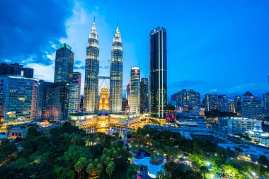 Dış Kuala Lumpur şehirde bina güzel mimari