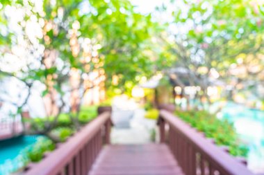 Soyut bulanıklık ve defokus açık yüzme havuzu