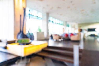 Soyut bulanıklık ve ufuk otel ve lobi iç