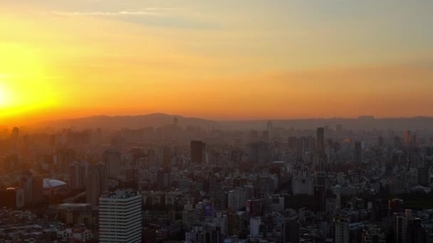 Imagens Cênicas Moderna Megalópole Cidade Asiática — Vídeo de Stock