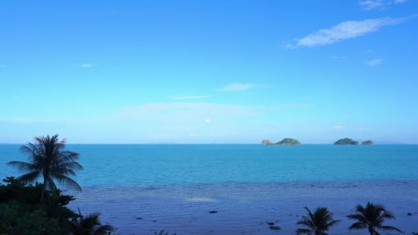 Imágenes Tranquilas Hermoso Mar Ondulado — Vídeo de stock