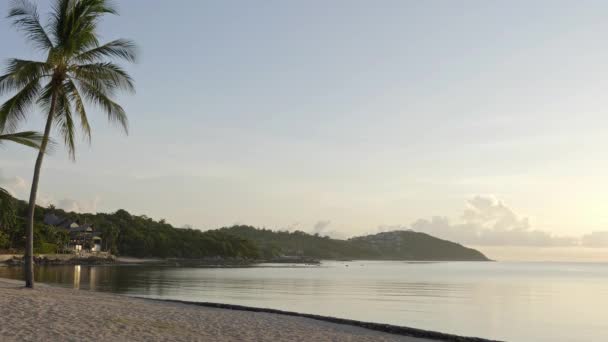 Imágenes Tranquilas Hermoso Mar Ondulado — Vídeos de Stock