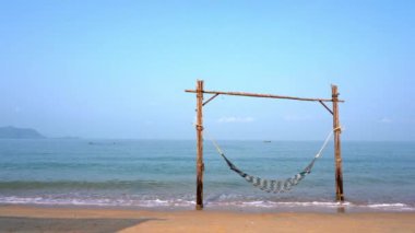 Güzel dalgalı denizin sakin görüntüleri.