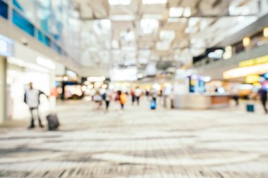 Soyut bulanıklık ve ufuk changi Havaalanı terminal iç