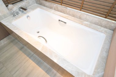 Güzel lüks küvet dekorasyon iç Oda