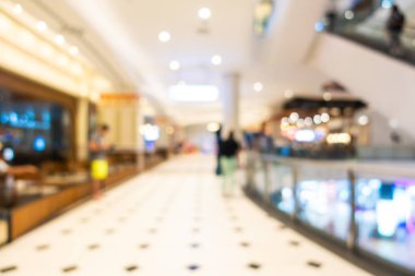 Soyut bulanıklık ve ufuk alışveriş ve perakende iç