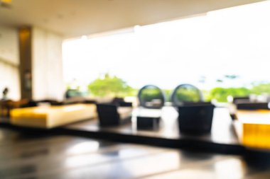 Soyut bulanıklık ve ufuk otel ve lobi iç