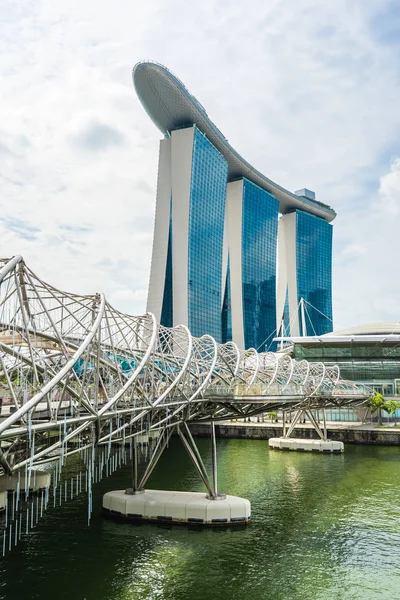 Singapur, 21 ene 2019: Hermoso edificio de arquitectura rascacielos —  Fotos de Stock