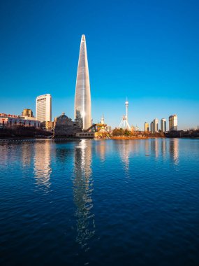 Seoul, Güney Kore: 8 Aralık 2018 güzel mimari boğa