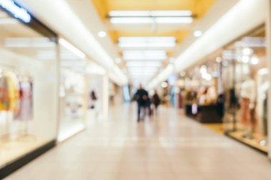 Soyut bulanıklık ve ufuk lüks alışveriş merkezi bölümü s