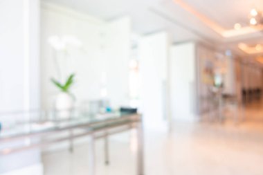 Soyut bulanıklık ve ufuk otel lobi ve salon iç 