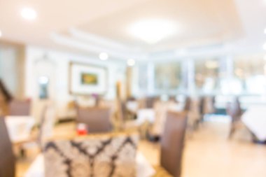 Soyut bulanıklık ve defocused açık büfe restoran ve kahve dükkanı CA