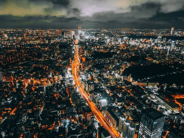 美しい建築と建築の東京都市の景観 — ストック写真