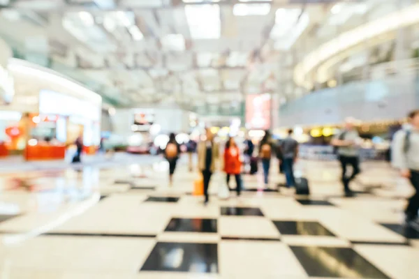 Abstrato borrão e desfocado changi aiport terminal interior — Fotografia de Stock