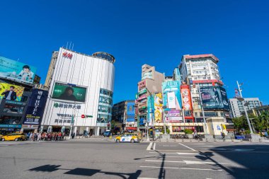 Taipei, Tayvan 30 Kasım 2018: Ximending piyasasıdır popula