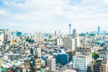 Bina Cityscape Makao şehrinin güzel mimari