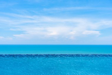 Hotel r sonsuzluk yüzme havuzu güzel açık manzara