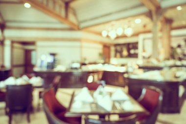 Soyut bulanıklık ve defodaklı kahve dükkanı ve büfe restoran