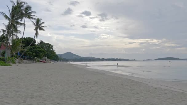 Imágenes Tranquilas Hermoso Mar Ondulado — Vídeos de Stock