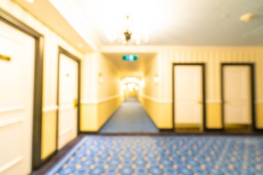Soyut bulanıklık ve ufuk otel lobi iç