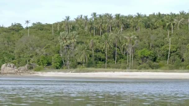 Imágenes Tranquilas Hermoso Mar Ondulado — Vídeo de stock