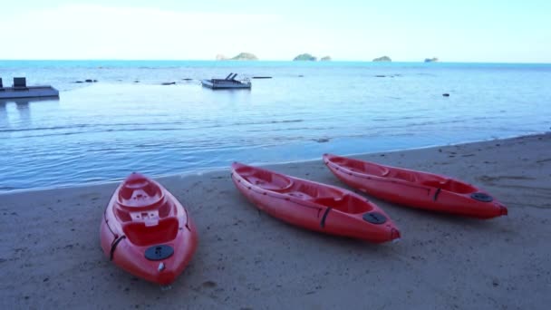 Imágenes Tranquilas Hermoso Mar Ondulado — Vídeo de stock