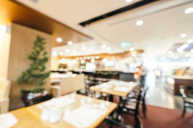 Otel restoranında yemek kahvaltı büfesi bulanıklık