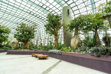 Çiçek kubbe Bahçesi ve greenhous bina güzel mimari