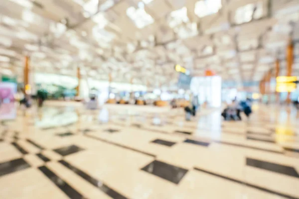 Abstrato borrão e desfocado changi aiport terminal interior — Fotografia de Stock