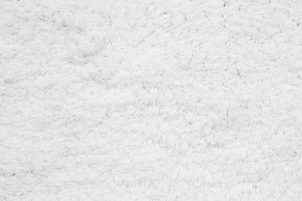 Bawełna biały dywan tekstury i powierzchni — Zdjęcie stockowe