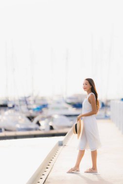 Relax asian eğlence genç gülümsemek güzel kadın mutlu portre