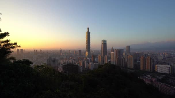 Riprese Panoramiche Della Moderna Megalopoli Città Asiatica — Video Stock