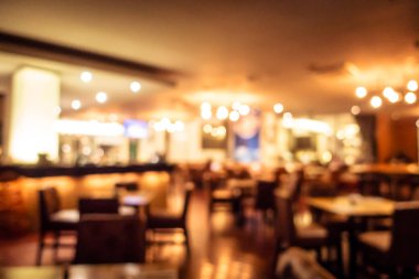 Soyut bulanıklık ve ufuk restoran ve kafe iç