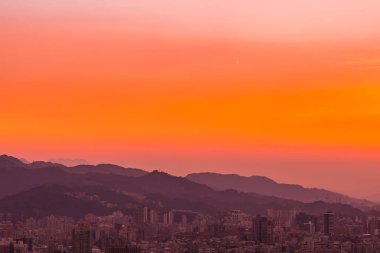 Taipei şehrinin güzel mimarisi