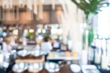 Soyut bulanıklık ve ufuk kafe Cafe ve büfe restaura