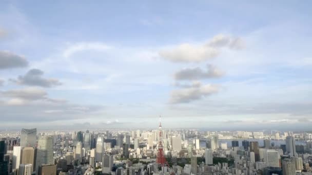 现代大都市亚洲城市的风景镜头 — 图库视频影像