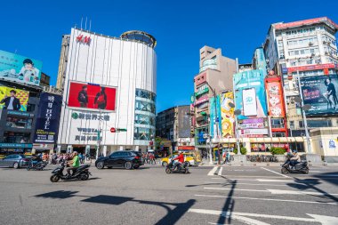 Taipei, Tayvan 30 Kasım 2018: Ximending piyasasıdır popula