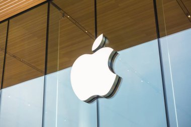 Bangkok, Tayland 28 Aralık 2018: pencere gl Apple logosu