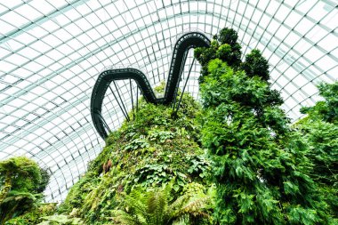 Çiçek kubbe Bahçesi ve greenhous bina güzel mimari