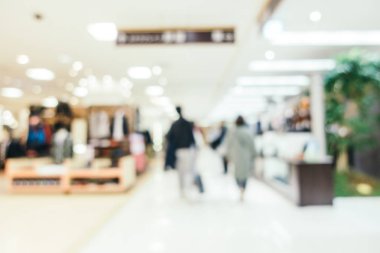 Soyut bulanıklık ve ufuk lüks alışveriş merkezi bölümü s