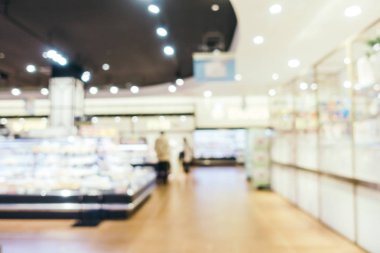 Soyut bulanıklık ve alışveriş merkezinde, ufuk alışveriş merkezi