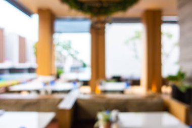 Soyut bulanıklık ve ufuk kafe ve Restoran iç
