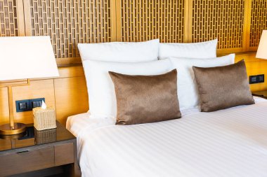 Yatak odası iç yatak dekorasyonu güzel fil havlusu